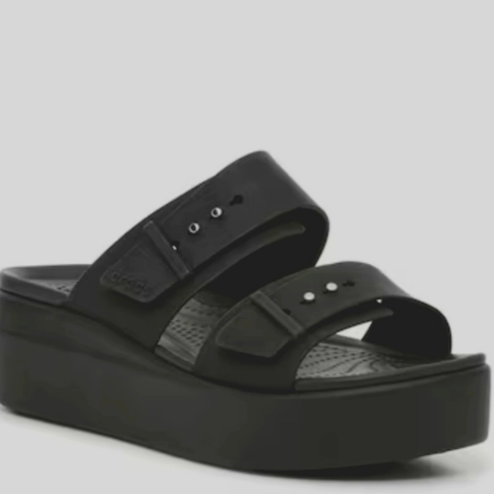 Crocs Brooklyn Low Wedge Sandal Size 11